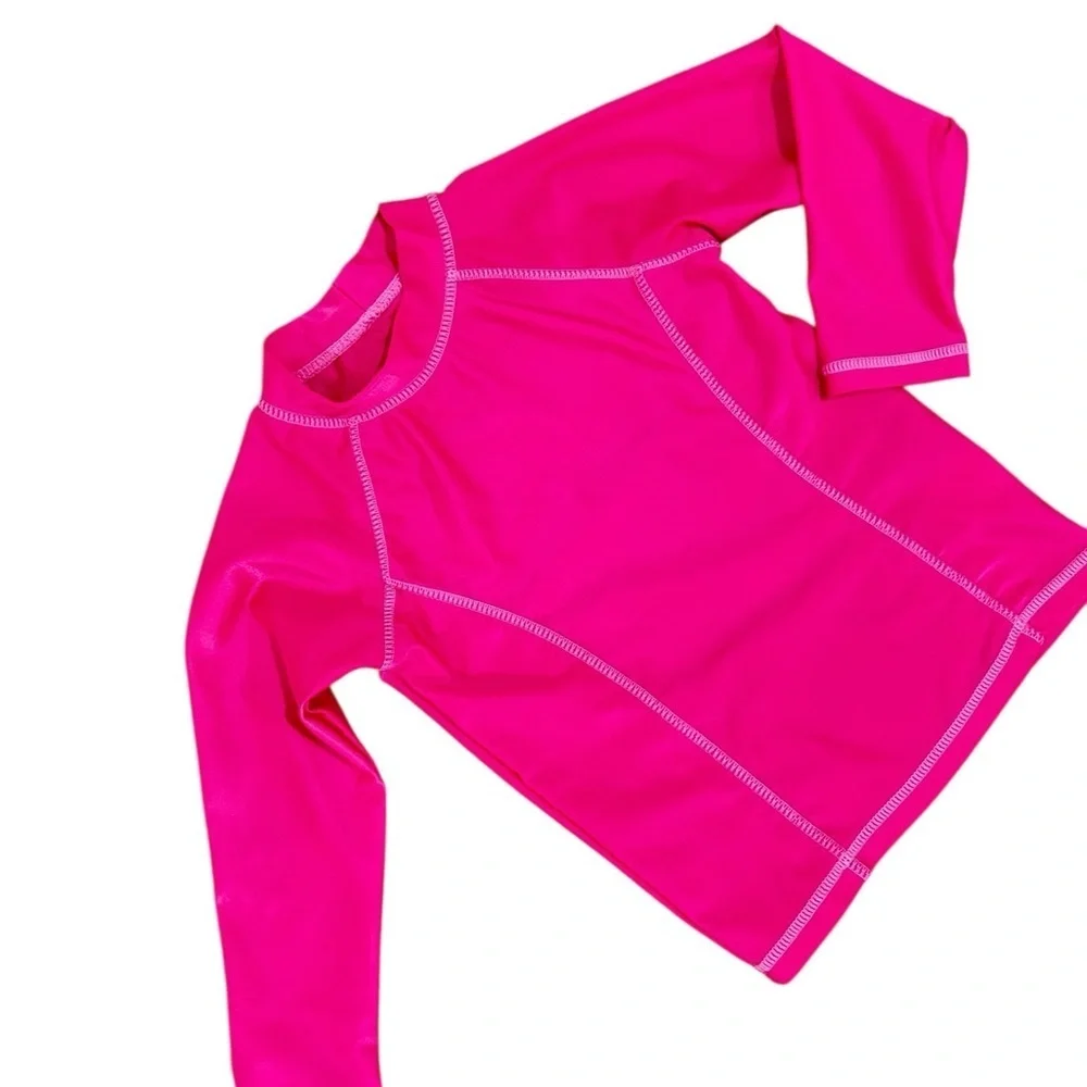 Vineyard Vines/mountain warehouse fleece/rashguard/tee Pink bundle of 3 5(girls) - Picture 5 of 10